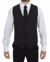 Dolce & Gabbana Classic Grey Wool Blend Dress Vest