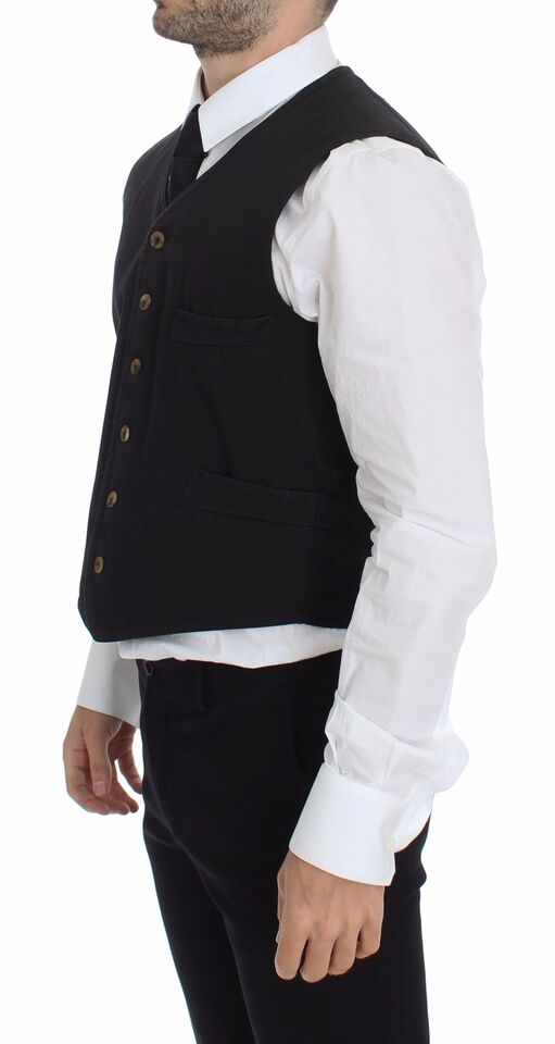 Dolce &amp; Gabbana elegant sort kjole vest