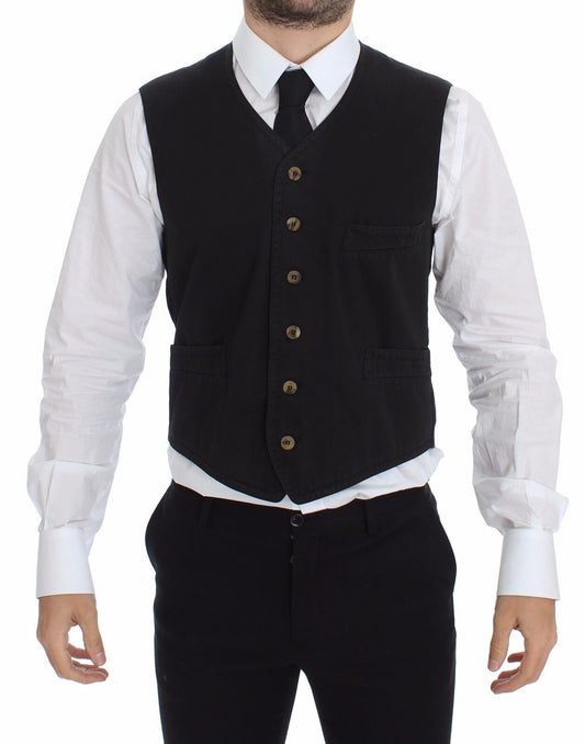 Dolce &amp; Gabbana elegant sort kjole vest