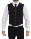 Dolce & Gabbana elegant sort kjole vest