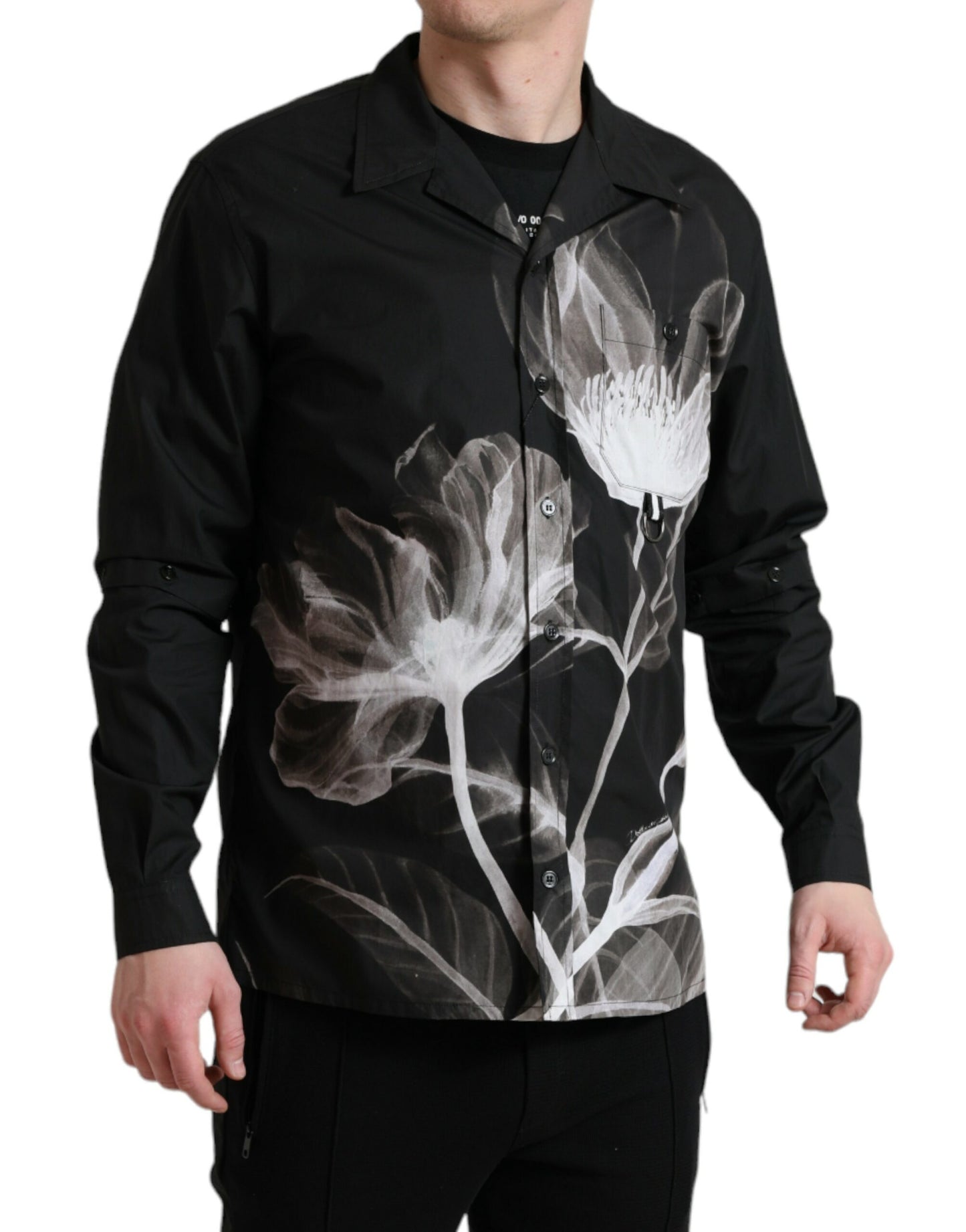 Dolce &amp; Gabbana Blomster Elegance Skjorte med Knapper