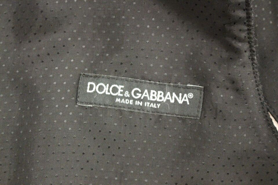 Dolce &amp; Gabbana Elegant Grey Wool Blend Dress Vest