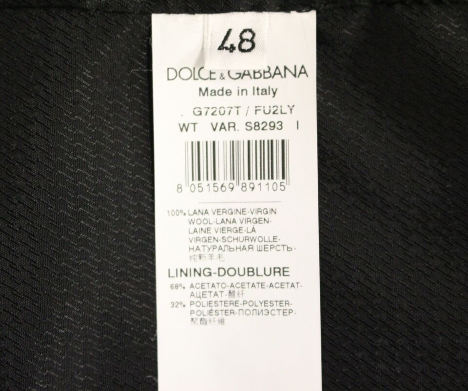 Dolce &amp; Gabbana Elegant grå uldkjolevest