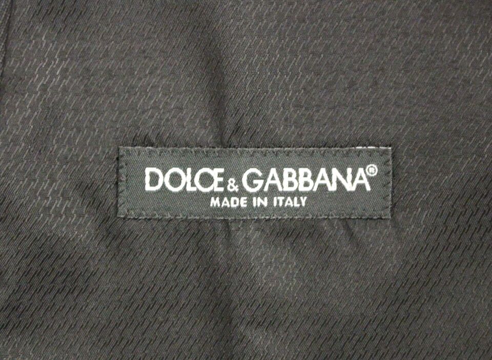 Dolce &amp; Gabbana Elegant grå uldkjolevest