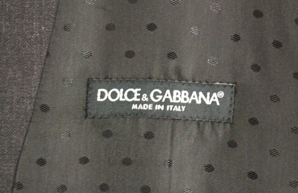 Dolce &amp; Gabbana Elegant grå uld formel vest