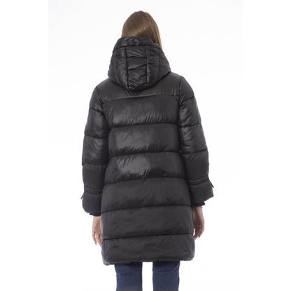 Baldinini Trend Sort Nylonjakke Dame