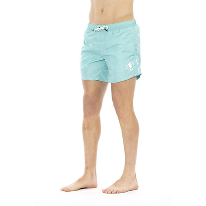 Bikkembergs Light Blue Polyester Men's Swim Short