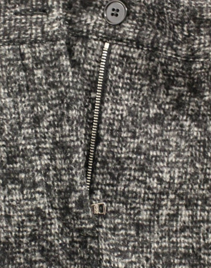 Dolce &amp; Gabbana Elegante Grå Shorts i Alpaca-blanding