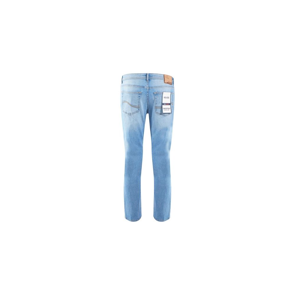 Yes Zee Sleek Comfort Denim Fem-Pocket Light Wash Jeans