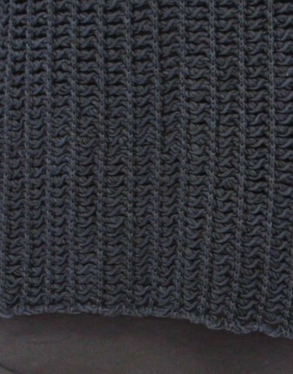 Dolce & Gabbana Elegant Blue and Black Layered Sweater