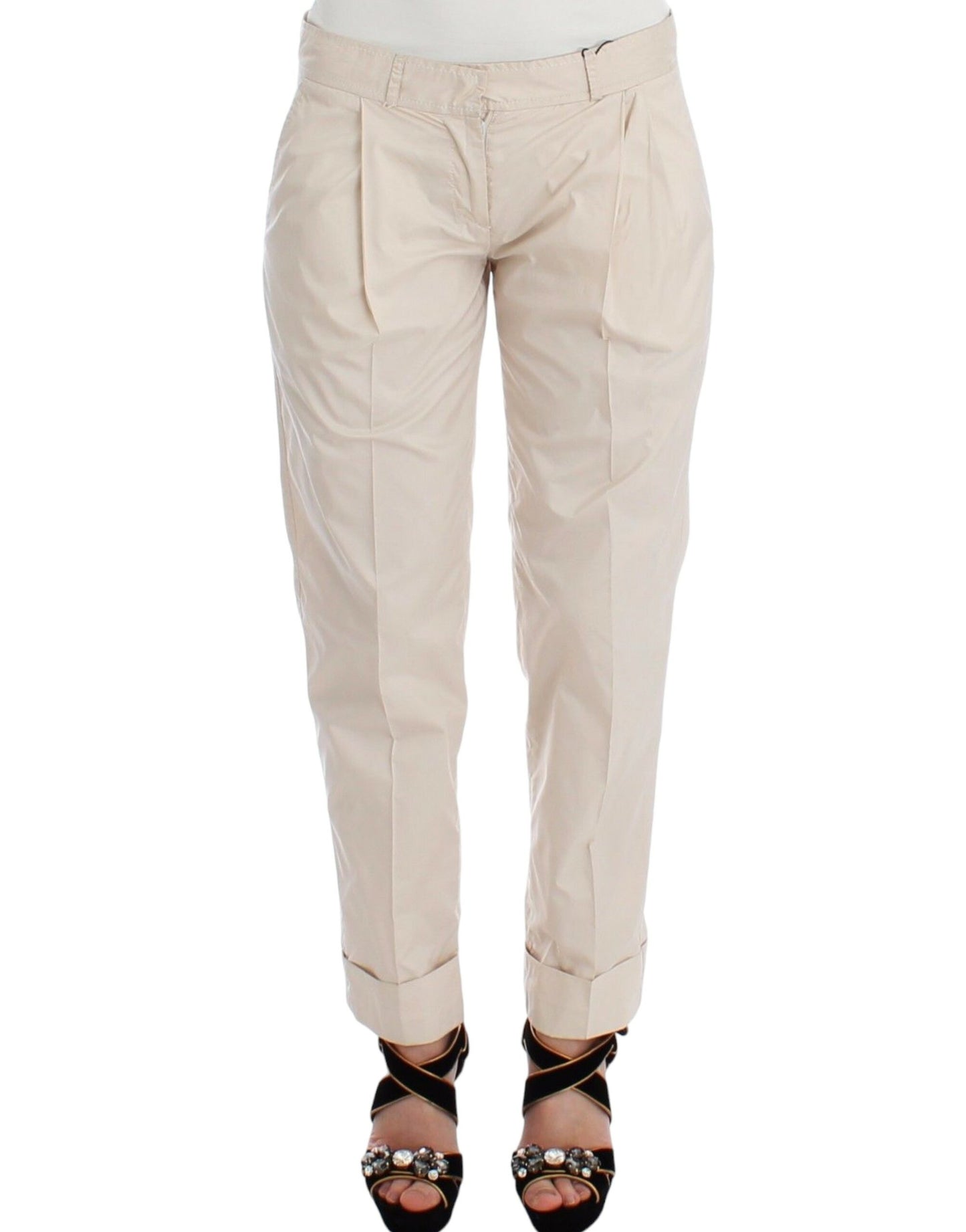 Ermanno Scervino Chic Beige Chino-bukser - Elegance Redefineret