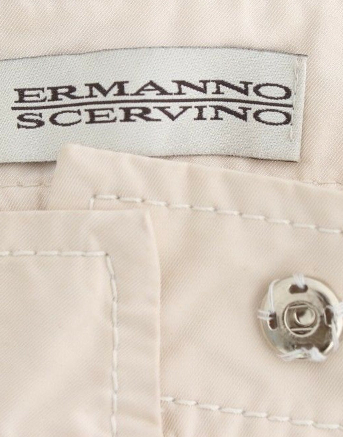 Ermanno Scervino Chic Beige Chino-bukser - Elegance Redefineret