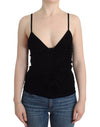 Ermanno Scervino Elegant Black Cami Lingeri Top