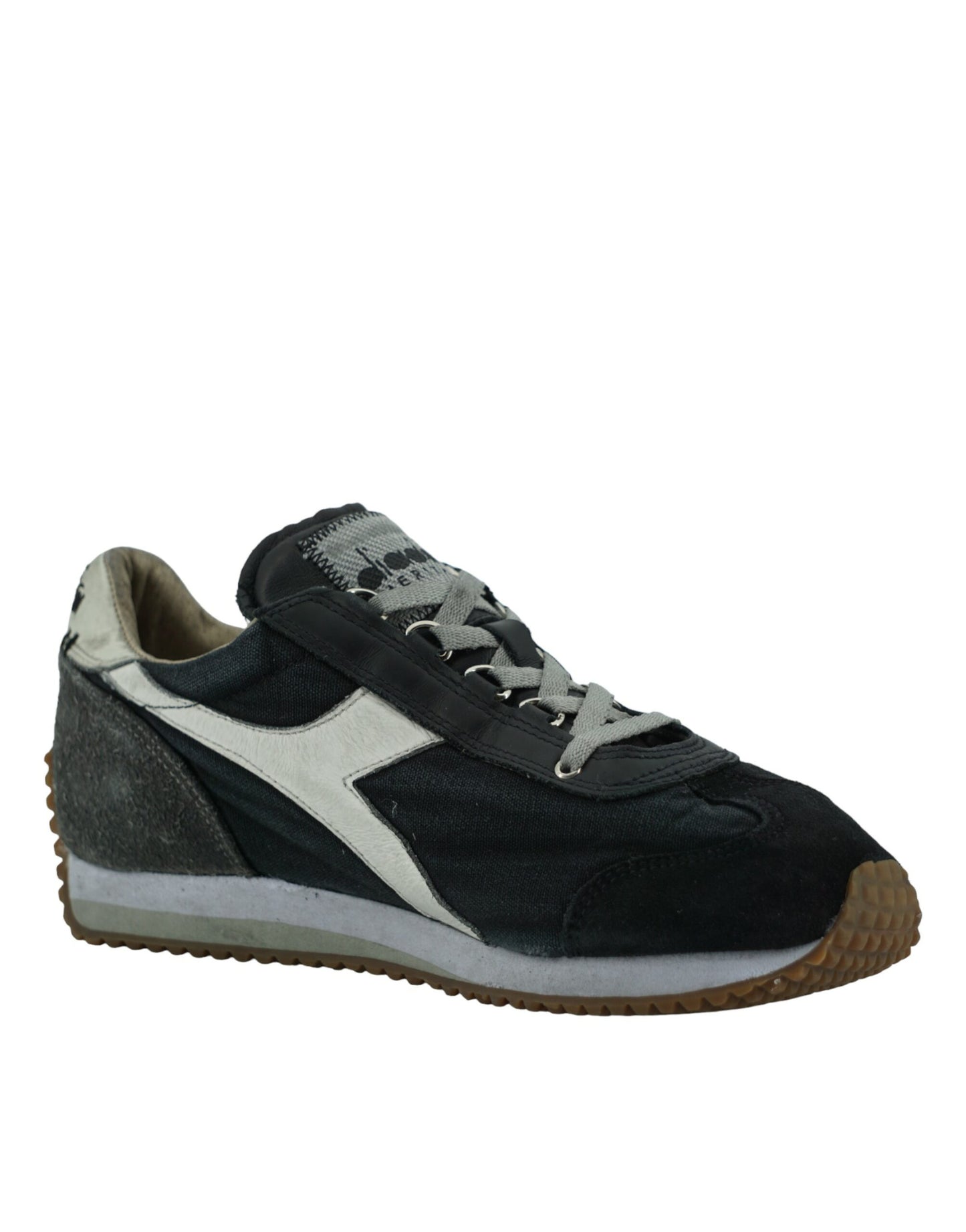 Tenisi Diadora Negri și Gri Equipe H Dirty Stone Wash Evo