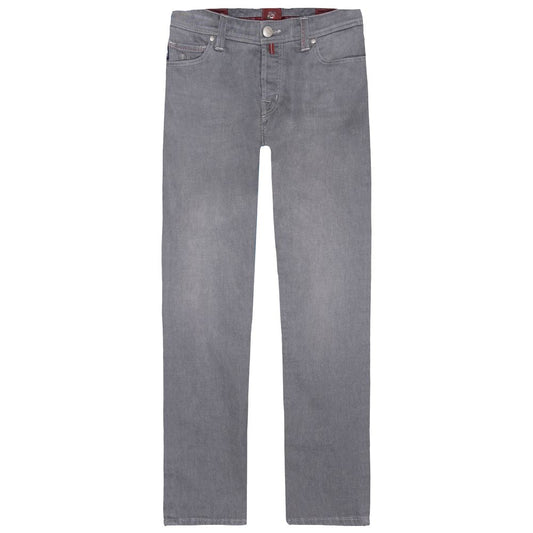 Tramarossa Gray Cotton Men's Jeans