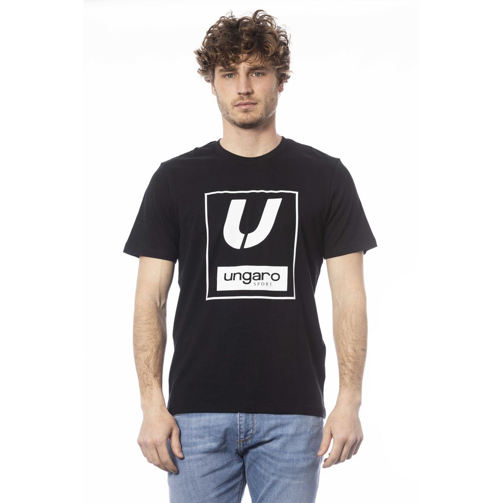 Ungaro Sport sort bomuld herre T-shirt