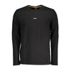 Hugo Boss Black Cotton Men T-Shirt