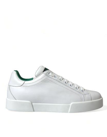 Dolce &amp; Gabbana Elegant Portofino Kalveskindssneakers