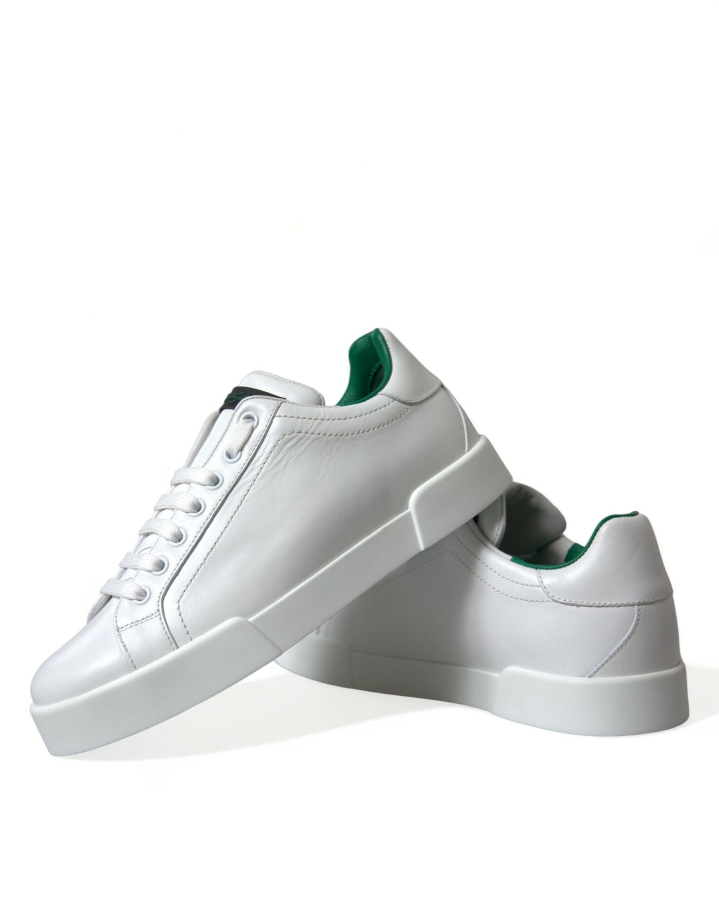Dolce &amp; Gabbana Elegant Portofino Kalveskindssneakers