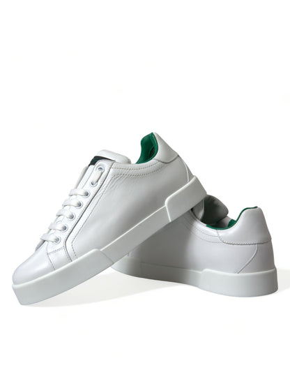 Dolce &amp; Gabbana Elegant Portofino Kalveskindssneakers