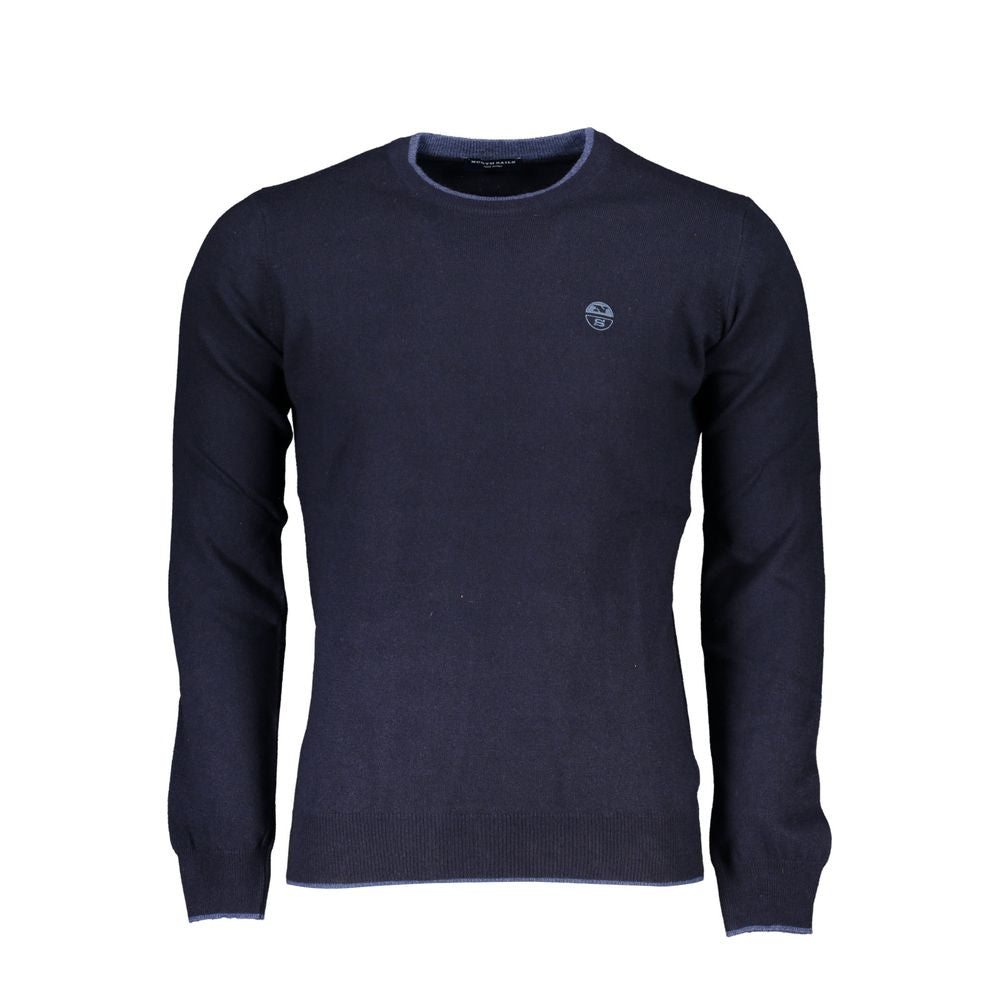 North Sails Blue Polyamide Men Sweater