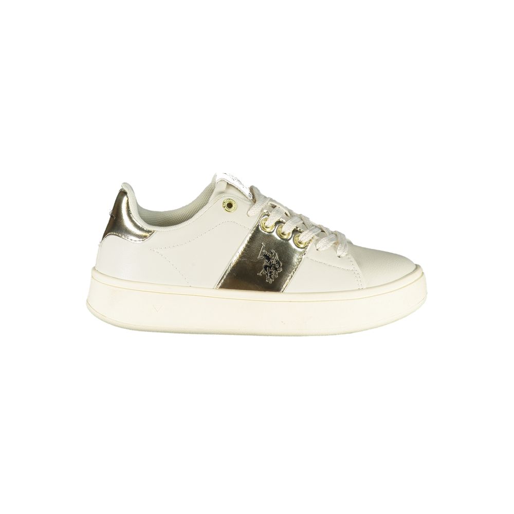 US POLO ASSN. Beige polyethylen sneaker til kvinder