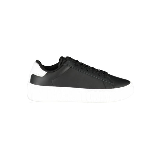 Tommy Hilfiger sort polyethylen herre sneaker