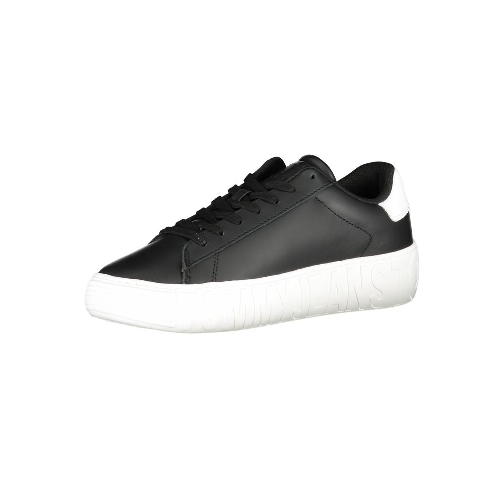 Tommy Hilfiger sort polyethylen herre sneaker