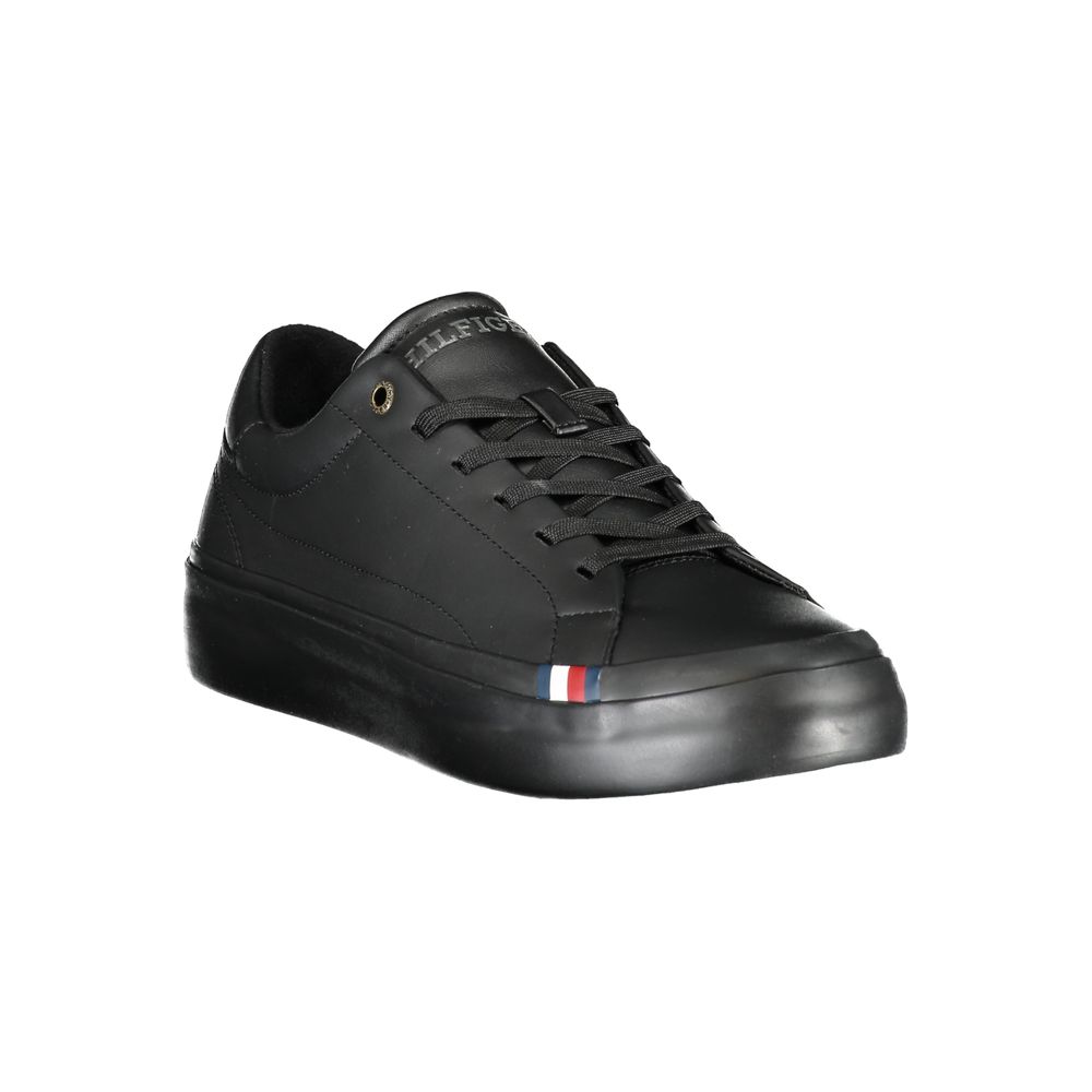 Tommy Hilfiger sort polyethylen herre sneaker