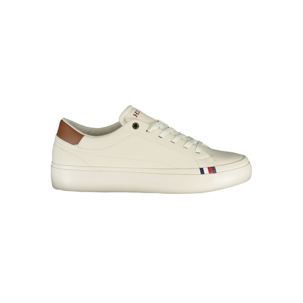 Tommy Hilfiger Hvid polyethylen herre sneaker