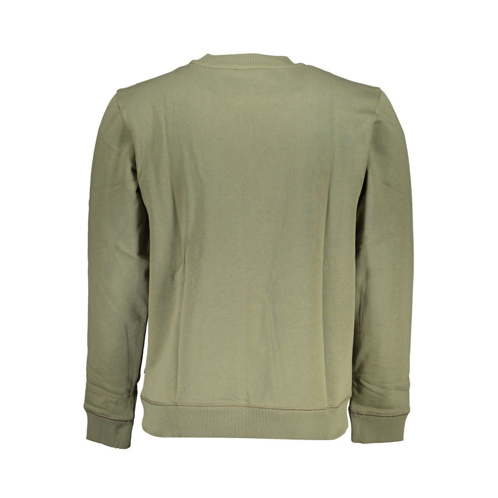 Napapijri Green Cotton Men Sweater