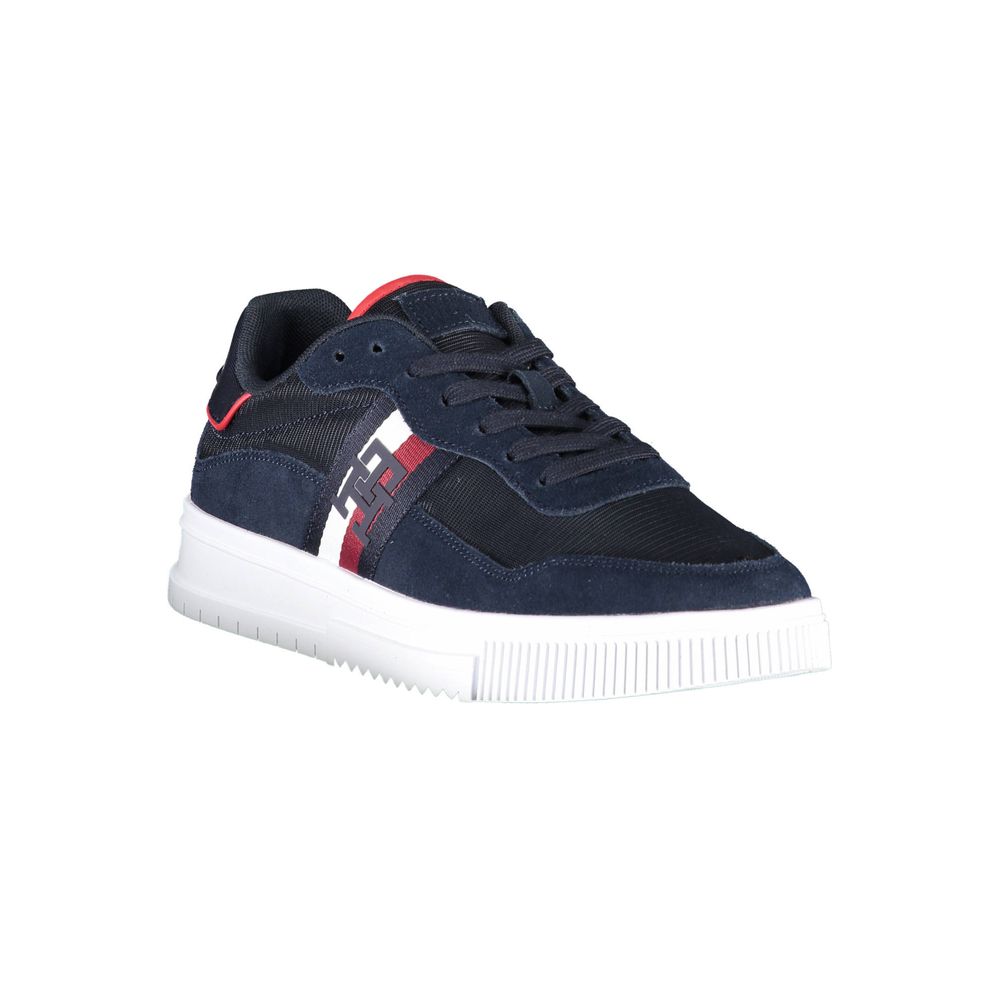 Tommy Hilfiger Blue Polyester Men Sneaker