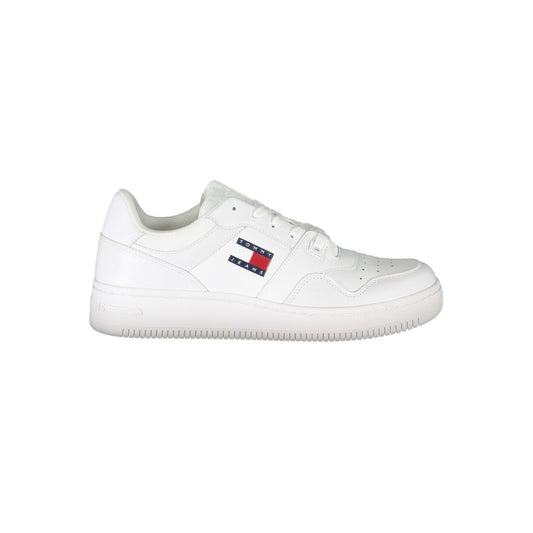 Tommy Hilfiger Hvid Læder Sneaker til mænd