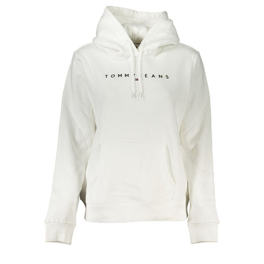 Tommy Hilfiger White Cotton Women Sweatshirt