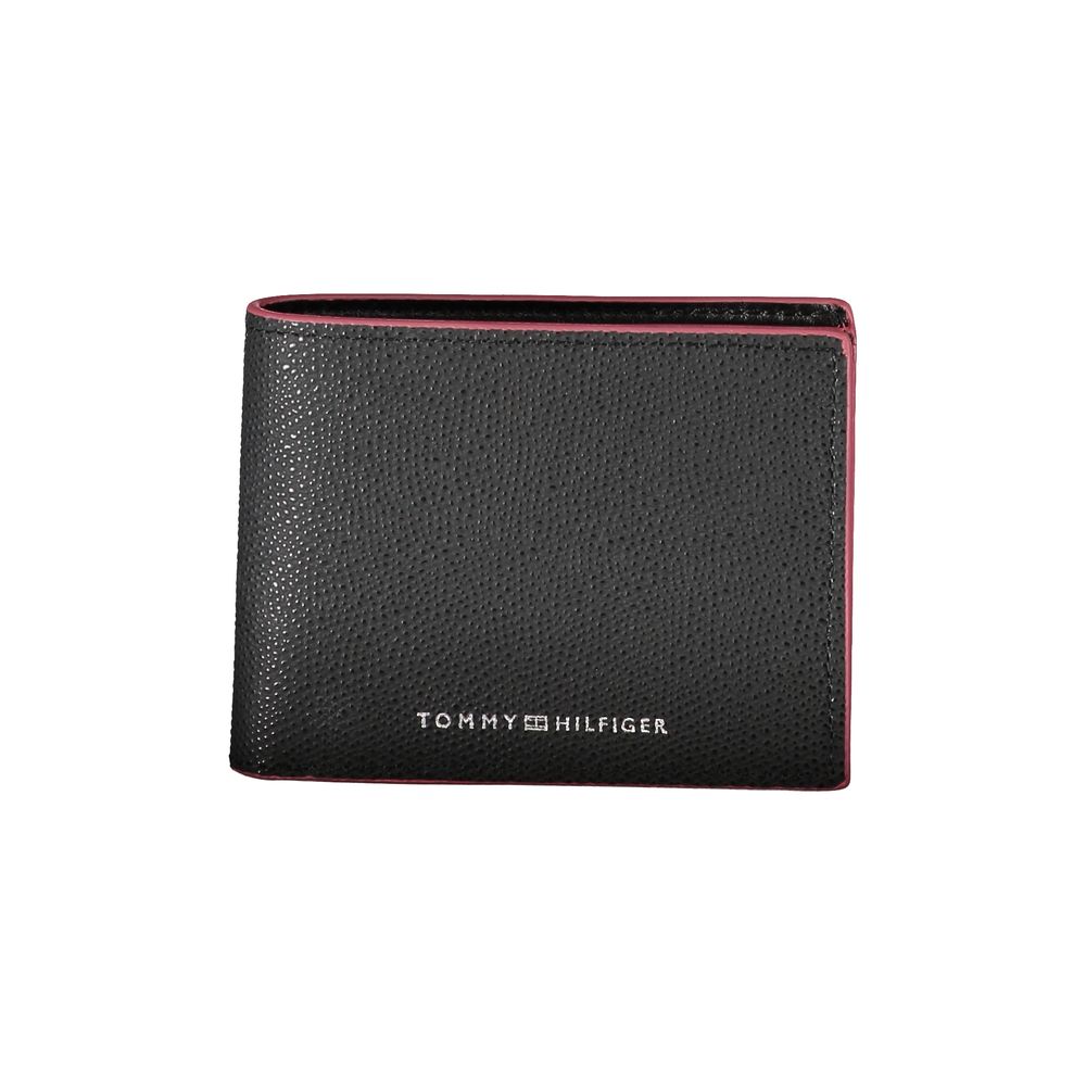 Tommy Hilfiger Elegant Bifold-pung i læder med kontrastaccenter