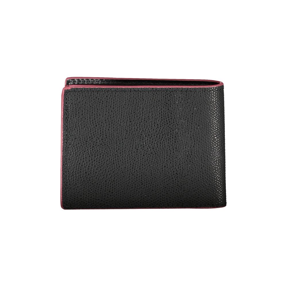 Tommy Hilfiger Elegant Bifold-pung i læder med kontrastaccenter