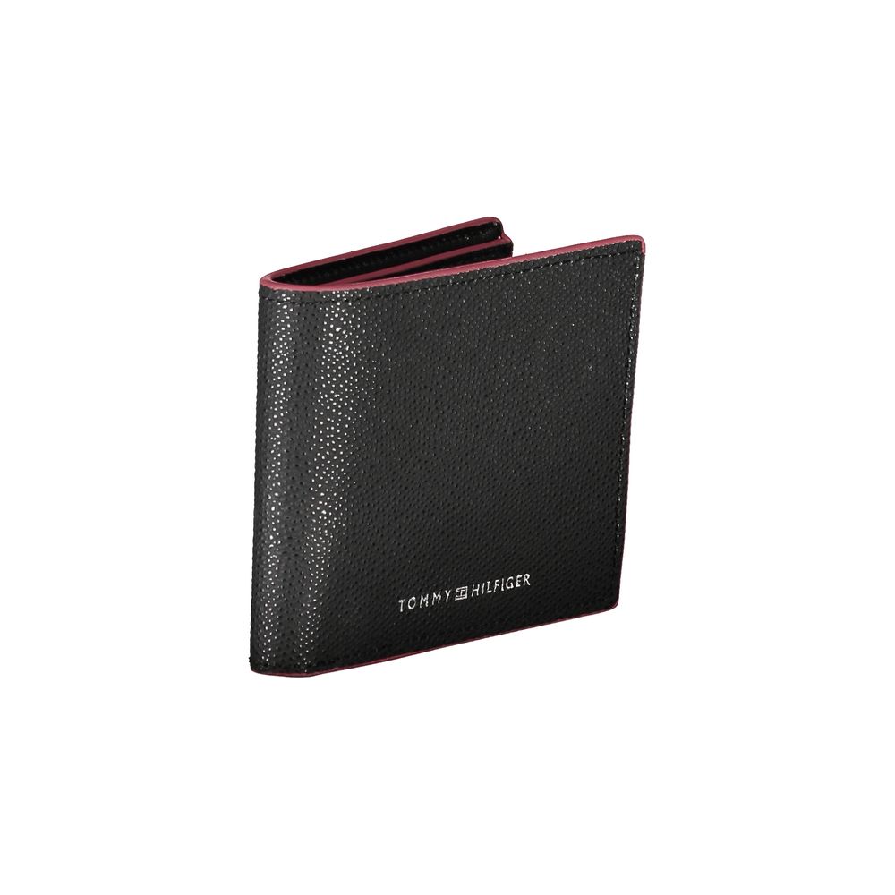 Tommy Hilfiger Elegant Bifold-pung i læder med kontrastaccenter