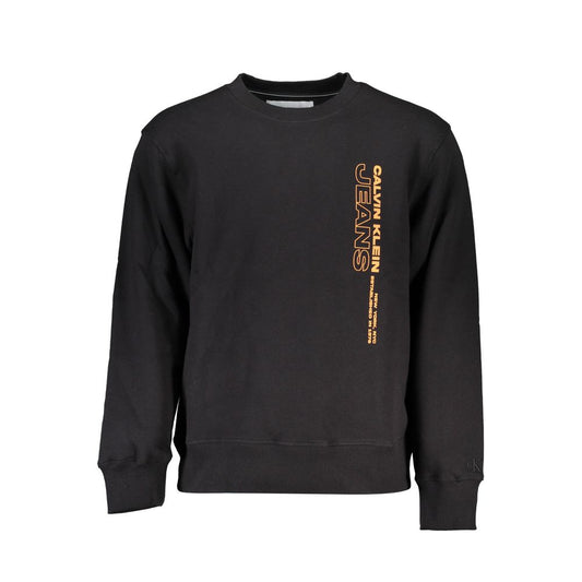 Calvin Klein slank bomuldsblanding sweater med rund hals