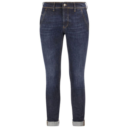 Dondup Sleek Skinny Fit mørkeblå jeans