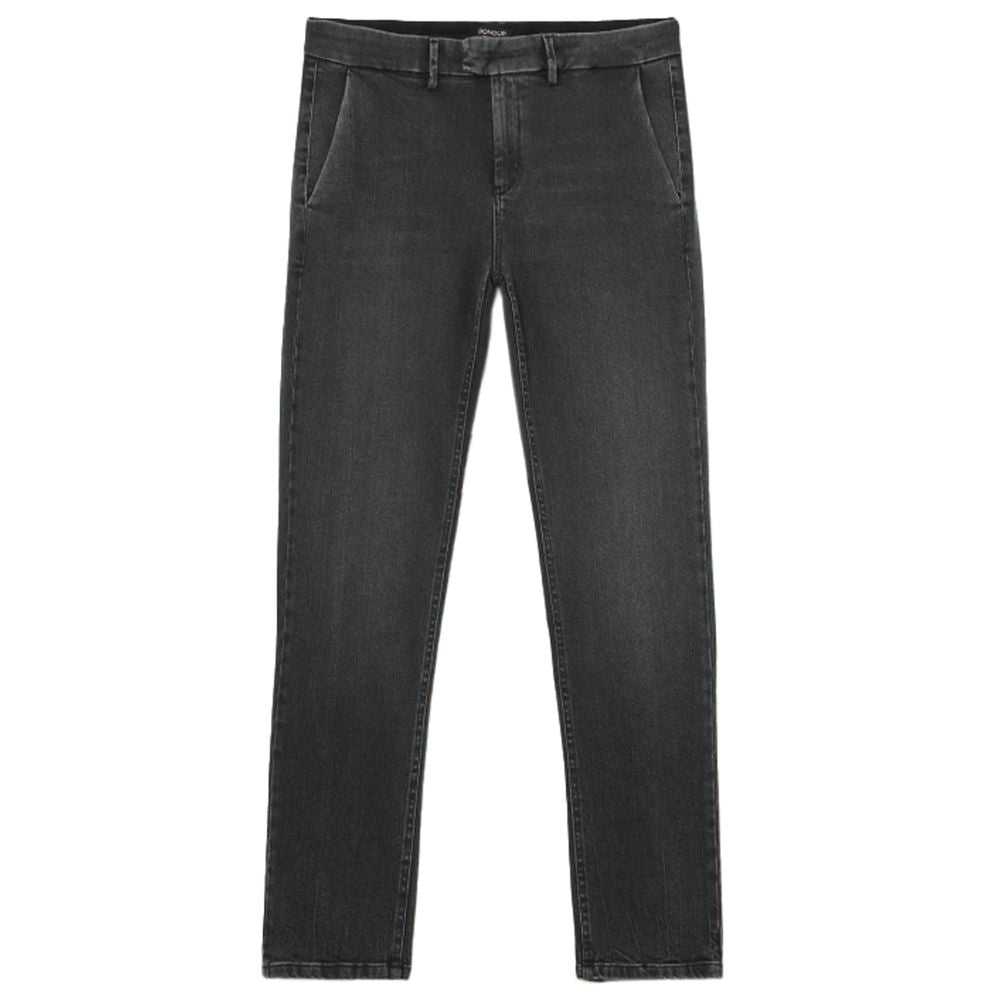 Dondup slanke sorte stretch-denim jeans