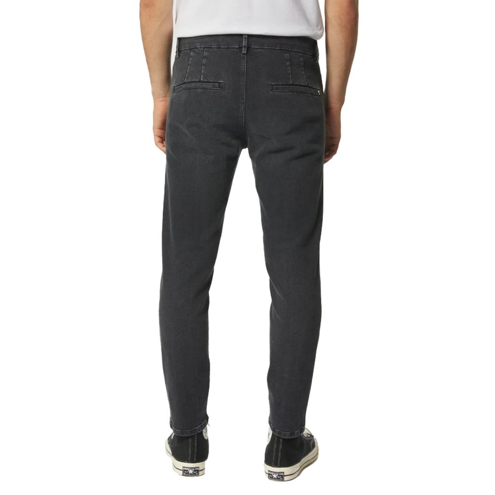 Dondup slanke sorte stretch-denim jeans