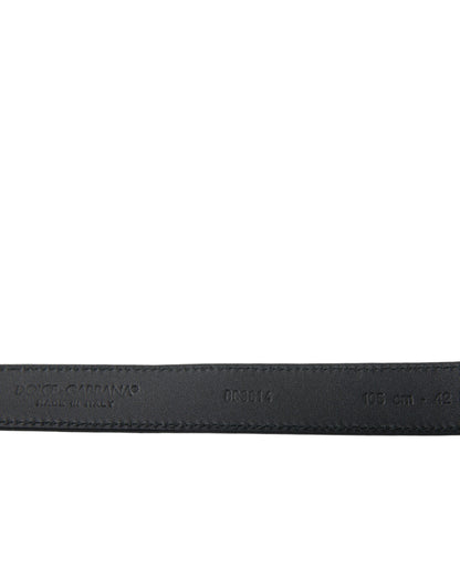 Dolce & Gabbana Elegant Suede Calf Leather Belt