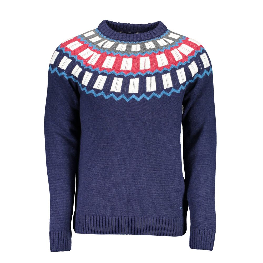 Gant Chic sweater med rund hals og kontrastdetaljer