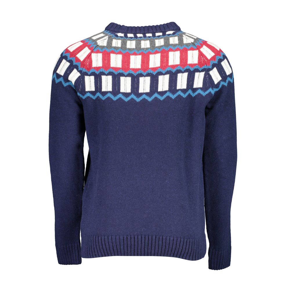 Gant Chic sweater med rund hals og kontrastdetaljer