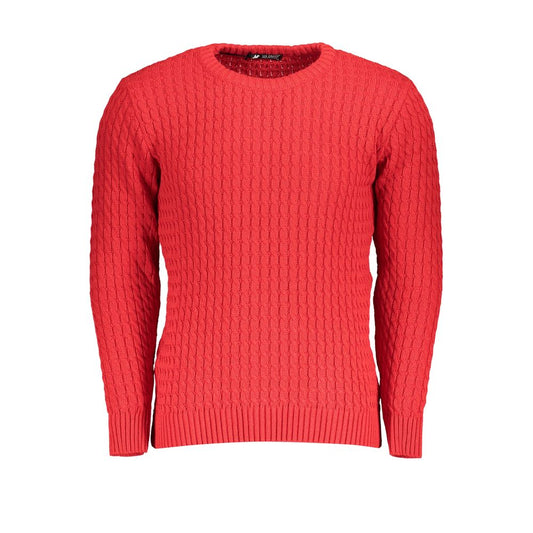 US Grand Polo Elegant Twisted Crew Neck Sweater i Pink