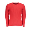 US Grand Polo Elegant Twisted Crew Neck Sweater i Pink