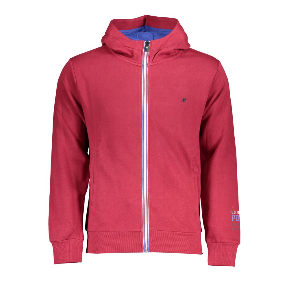 US Grand Polo Chic Pink Fleece Sweatshirt med hætte