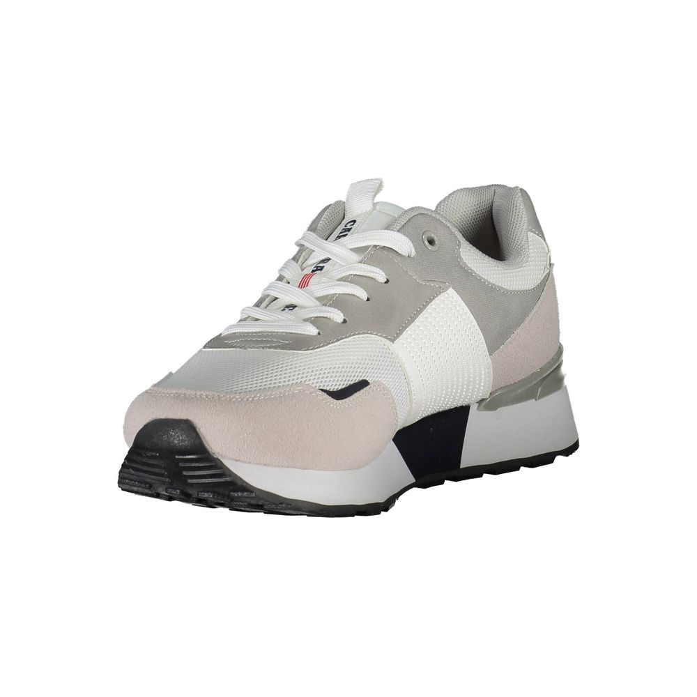 Carrera elegante hvide sneakers med kontrastdetaljer