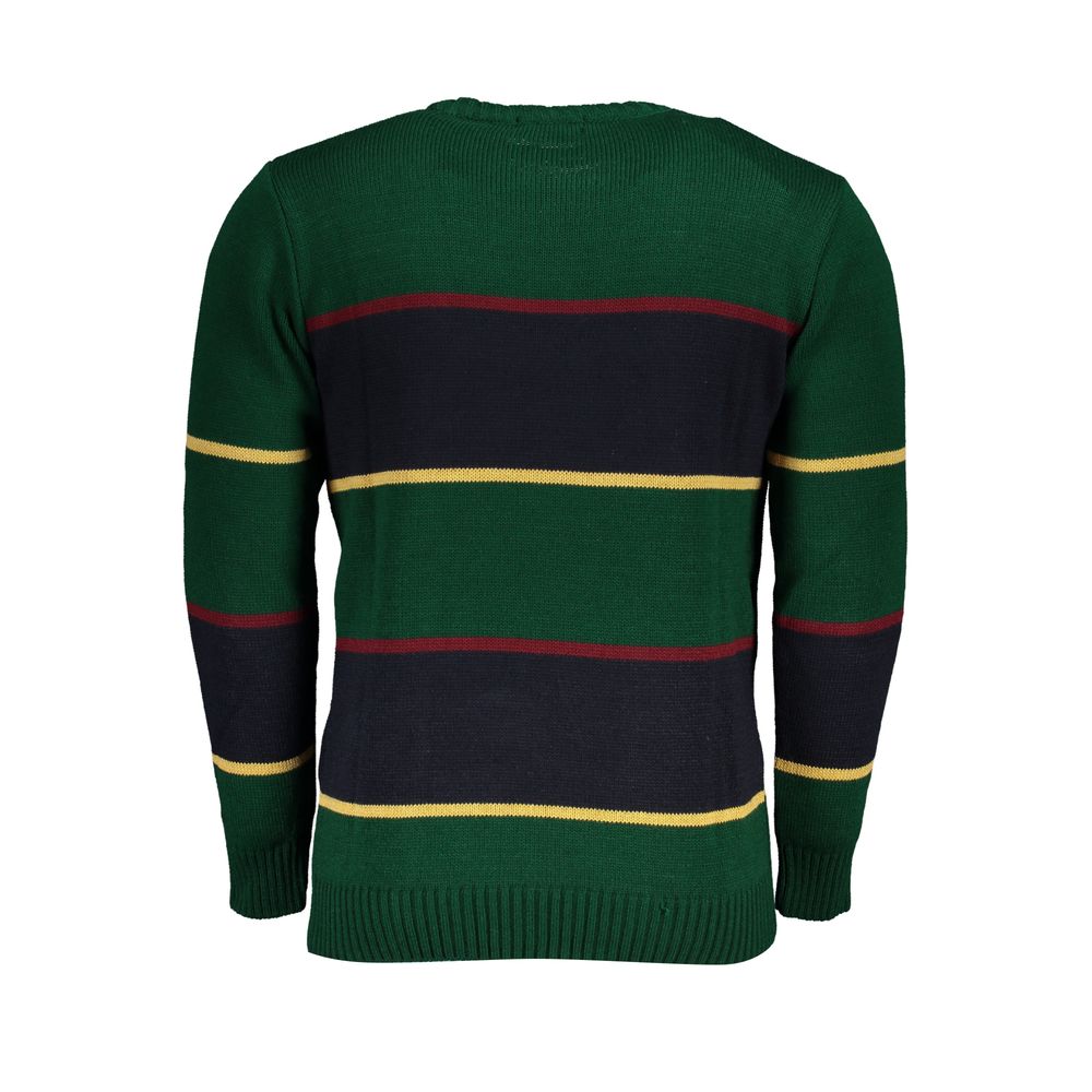 US Grand Polo Green Stof Sweater