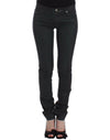 Ermanno Scervino elegante mørkegrønne slim fit jeans